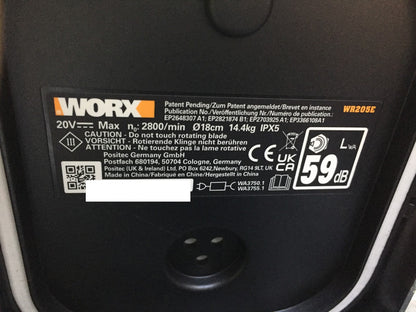 WORX Landroid Vision M550 Mähroboter ohne Begrenzungskabel WR205E, I33682