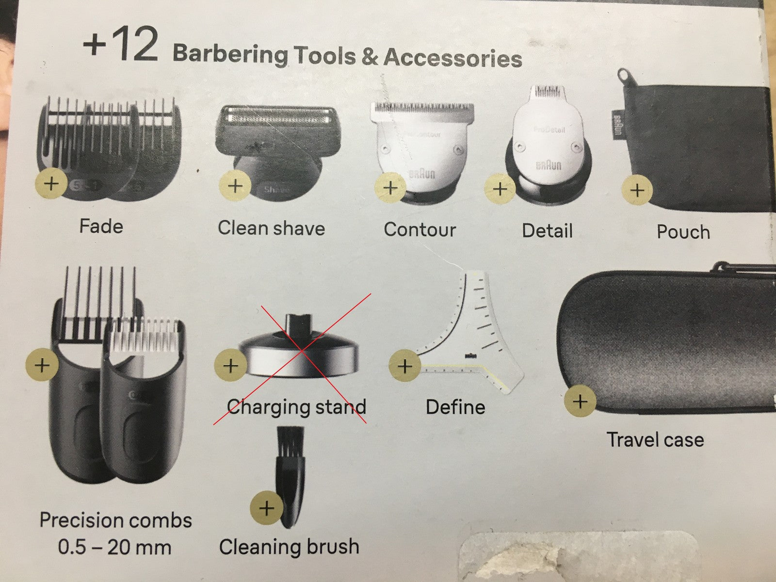 Braun Series 9 Barttrimmer BT9560, +12 Barberutensilien, I39965