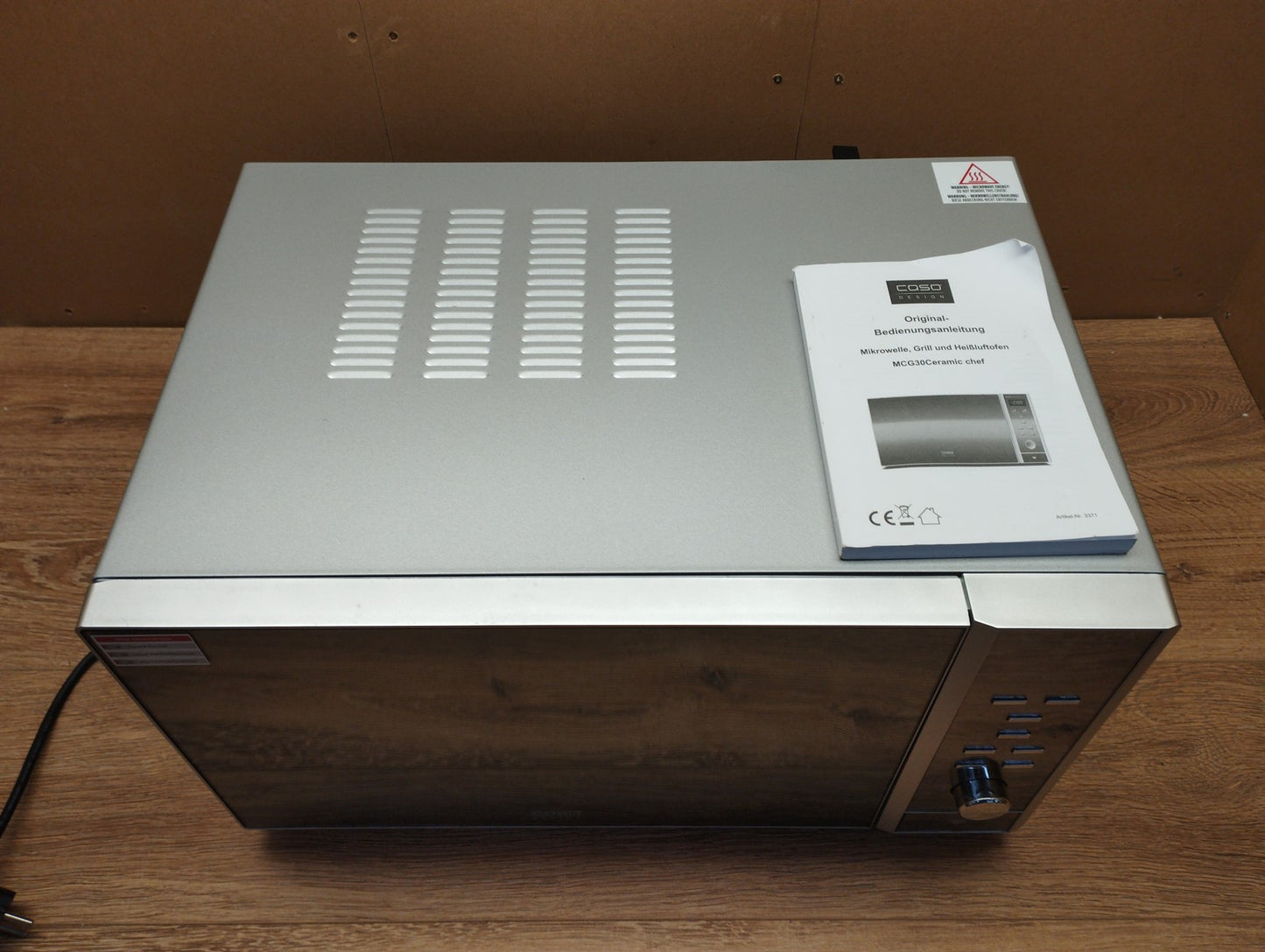 CASO MCG 30 Ceramic chef Mikrowelle mit Grill + Heißluft 2100W 30L, I39492
