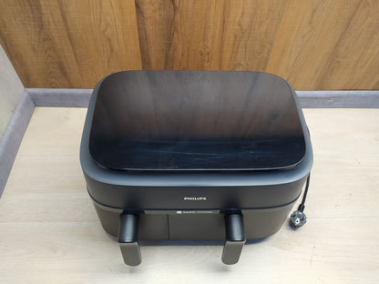 Philips Heißluftfritteuse NA350/00, 9L, 2 Körbe, I36432