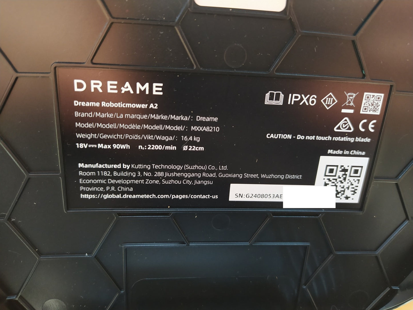 DREAME Mähroboter A2 (MXXA8210), Auto-Begrenzungseinrichtung, 3000 m², I36548