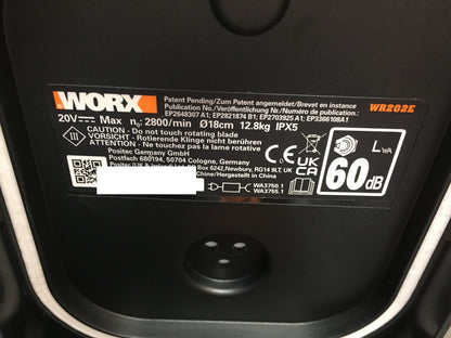 WORX Landroid Vision S250 Mähroboter ohne Begrenzungskabel WR202E I39336