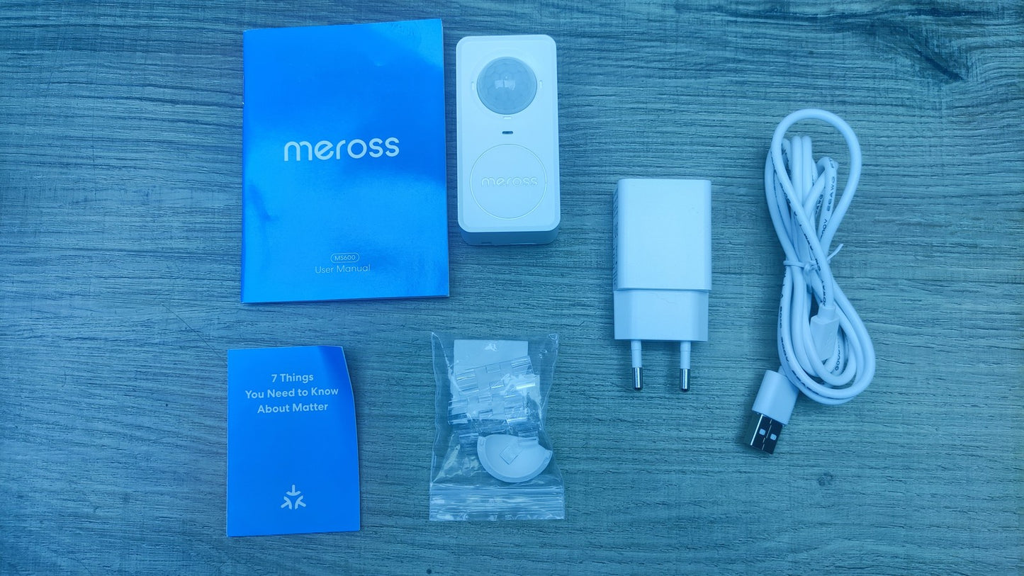 Meross Matter Präsenzmelder MS600, 3-in-1 Smart Anwesenheitssensor, I37079