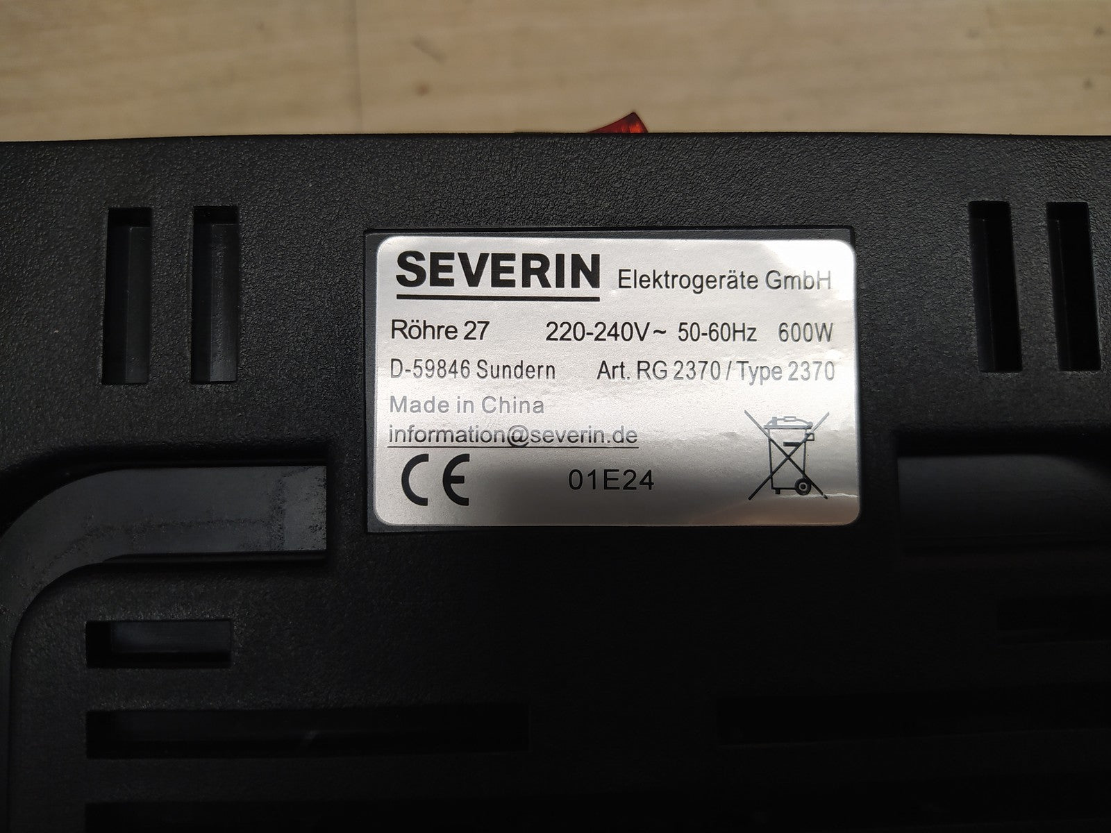 SEVERIN RG 2370 Mini Raclette-Grill für 4 Personen, 600W, I38943