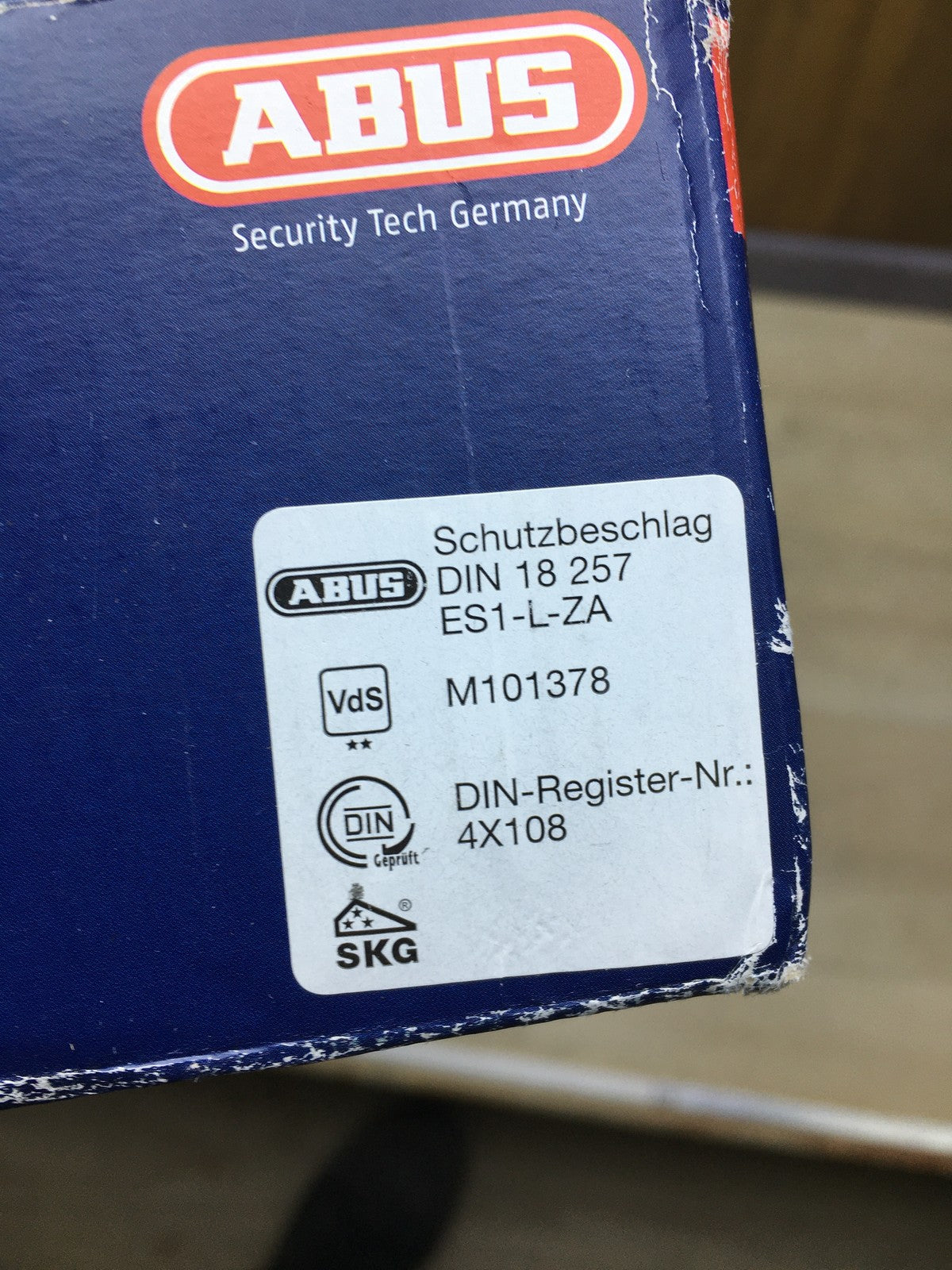 ABUS Tür-Schutzbeschlag KLZS714 F1 mit Zylinderschutz rund aluminium I35219