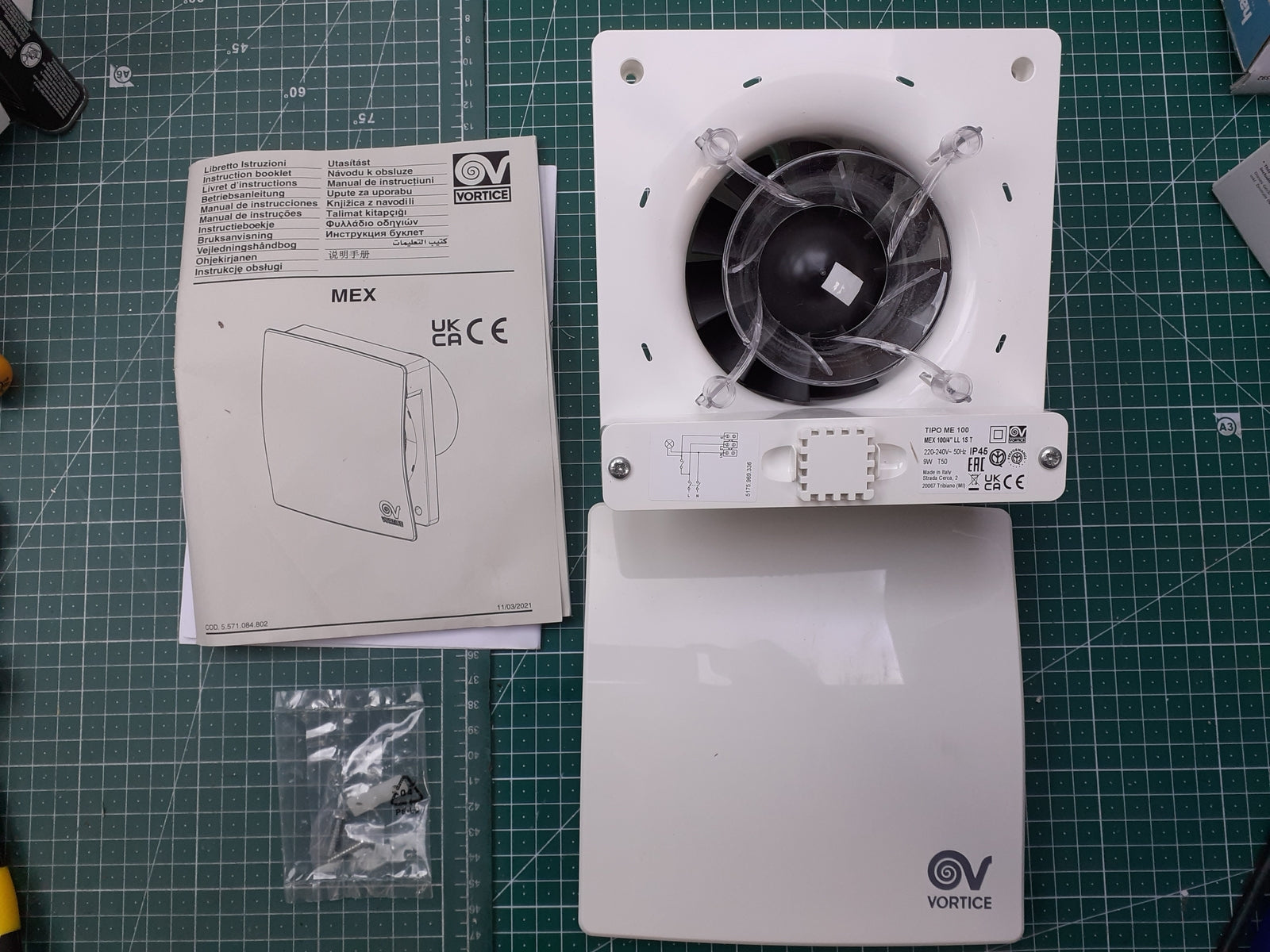 Vortice Badezimmerventilator MEX 100/4" LL 1S T 11314 0000011314, I13948