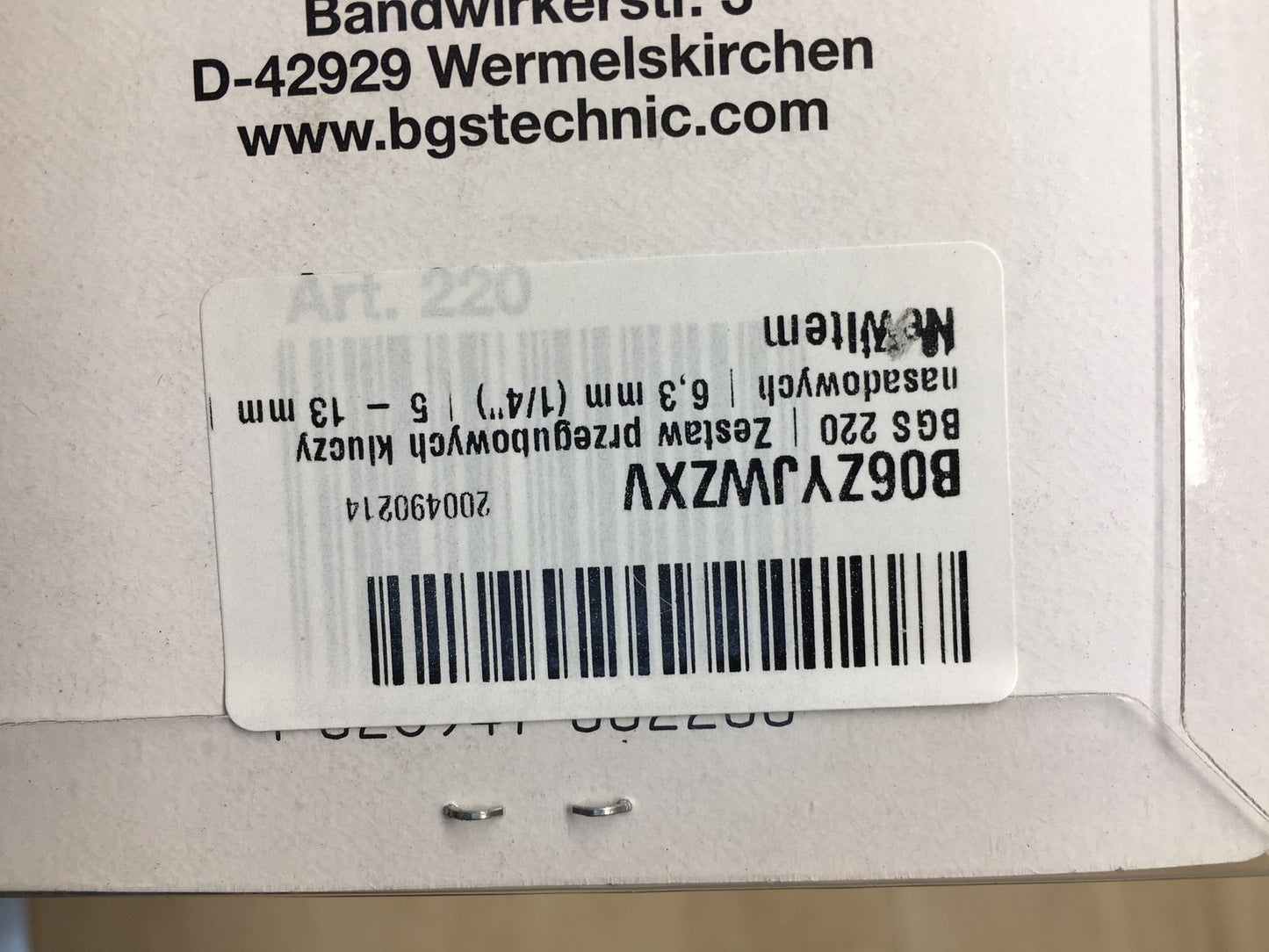 BGS 220 Gelenk-Steckschlüssel-Satz 6,3 mm (1/4"), SW 5-13 mm, 10-tlg., I36991