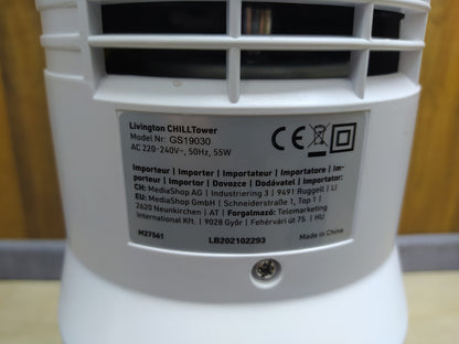 Livington ChillTower Turmventilator GS19030, mit 3 Kühlstufen, I35492