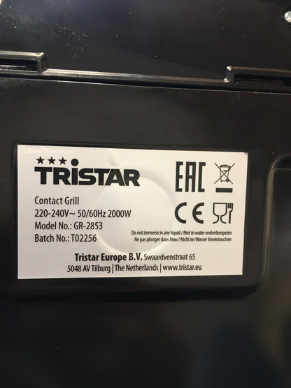 Tristar GR-2853 Kontaktgrill, Tischgrill, 2000W, I35881