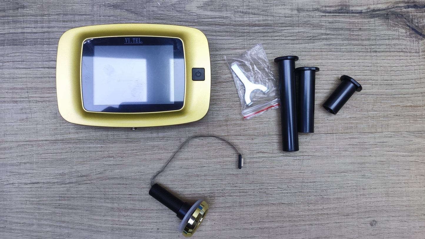 TELESE E0399-40 Digitaler Türspion Gold, I36285