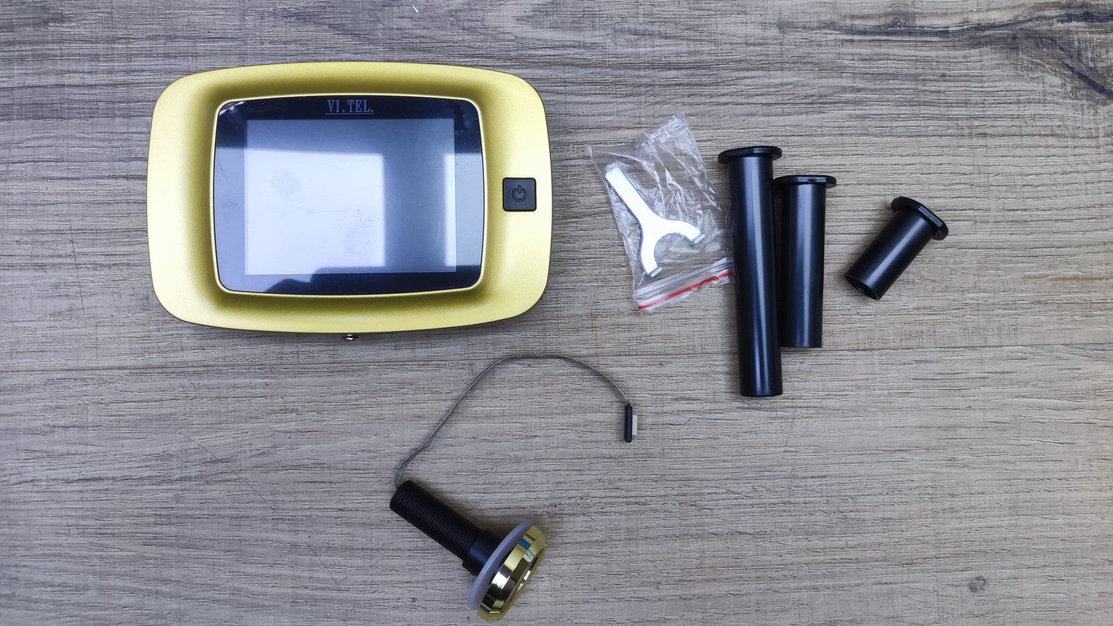 TELESE E0399-40 Digitaler Türspion Gold, I36285