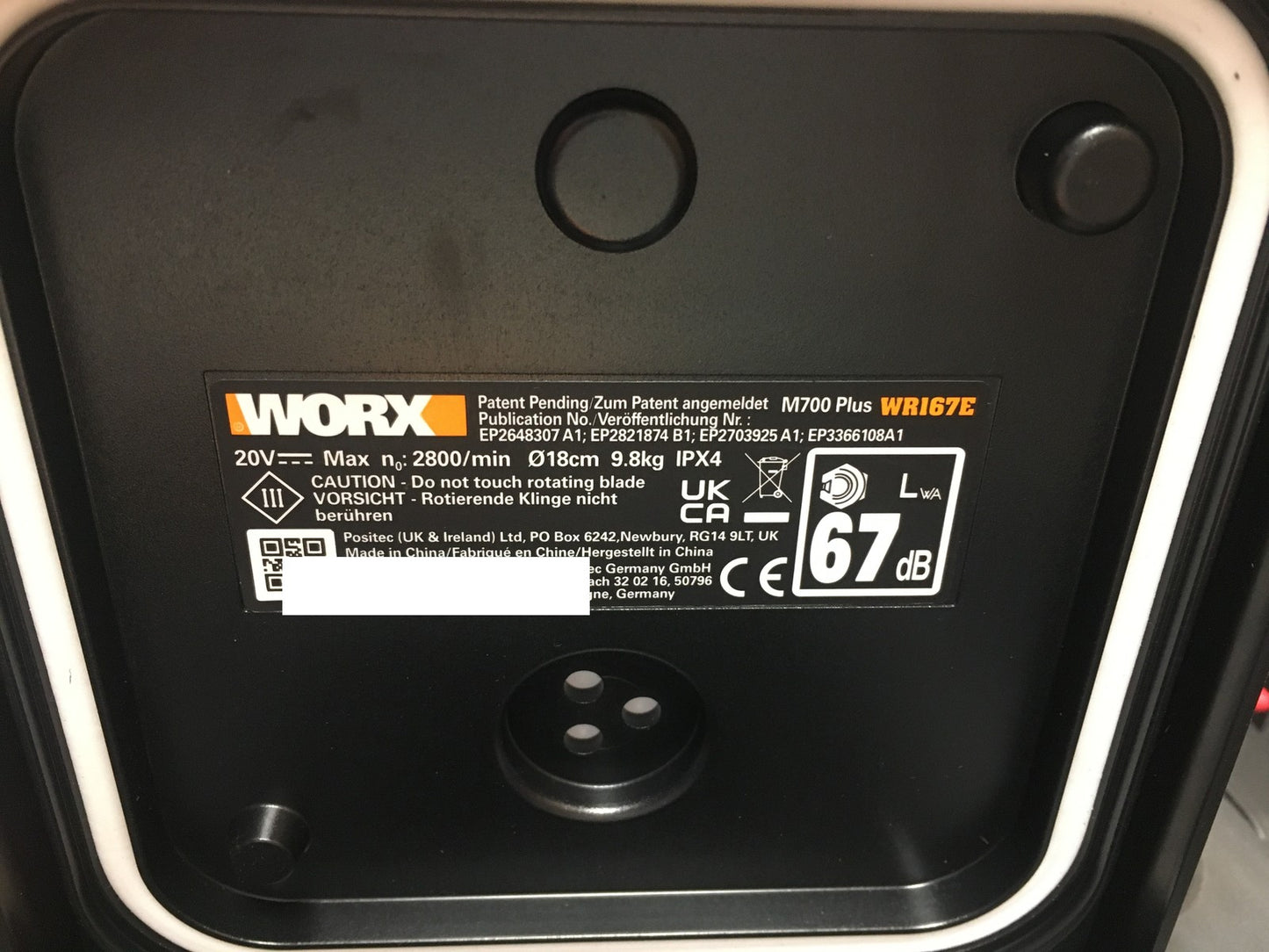 WORX Landroid M700 PLUS WR167E Mähroboter für Gärten bis 700 qm, I39307