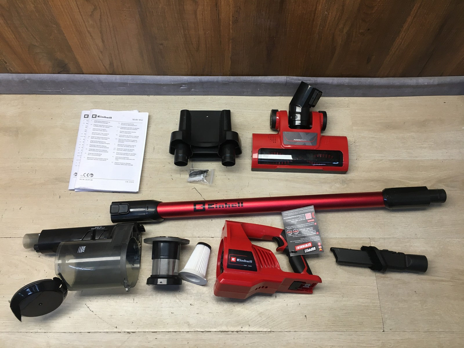 Einhell Akku-Stielstaubsauger TE-SV 18 Li Solo, 18V, I38176