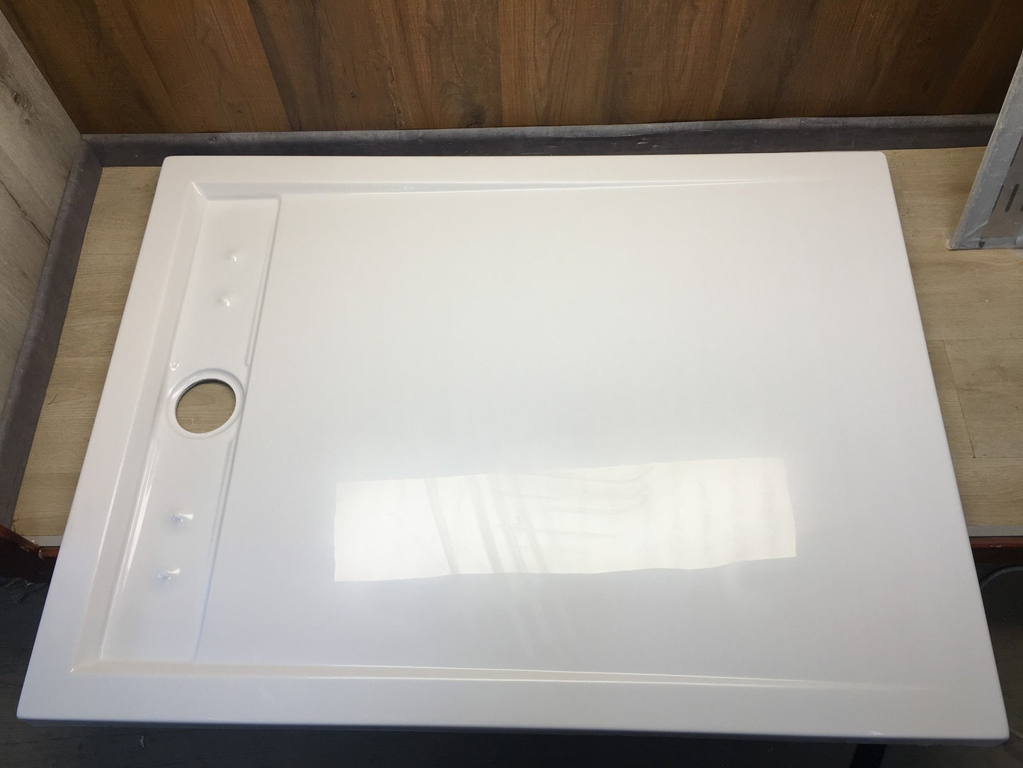 Doporro Xetro04W Duschwanne 90x120x5cm Weiß Acryl-Wanne Rechteckig, I38077