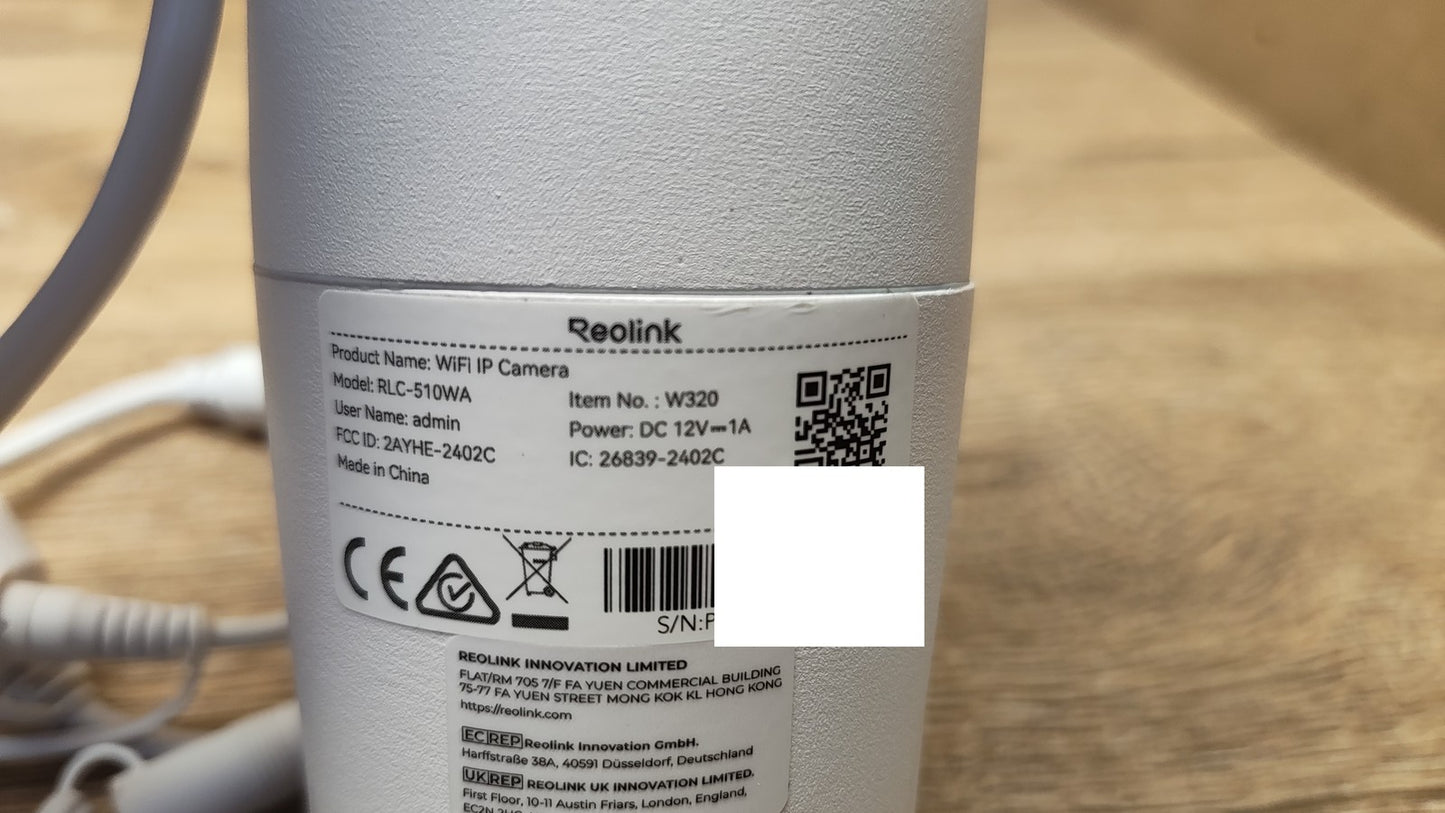 Reolink 5MP WLAN Überwachungskamera RLC-510WA, Aussen, I40034