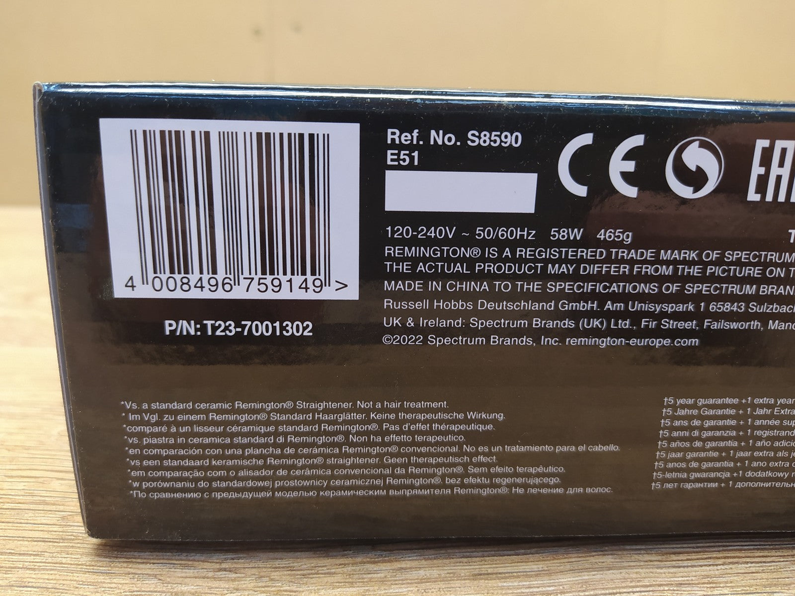 Remington S8590 Keratin Therapy Pro Glätteisen, I39271