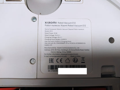 Xiaomi E12 Saugroboter mit Wischfunktion B112, 4000 Pa Saugkraft, I37927