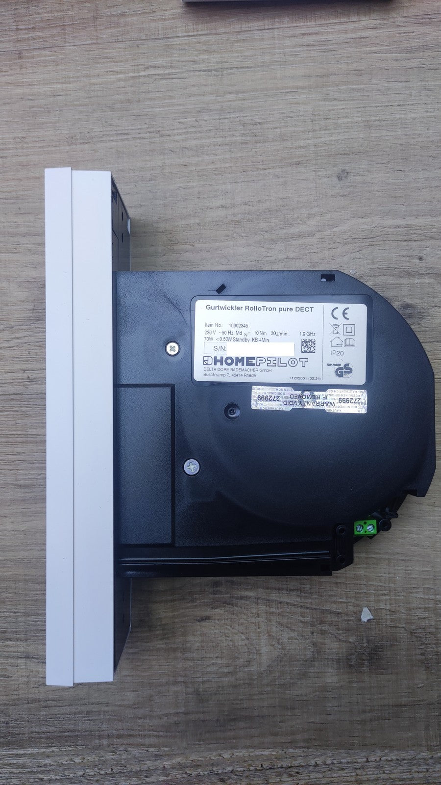 HOMEPILOT RolloTron pure DECT Gurtwickler (10302345), I37417