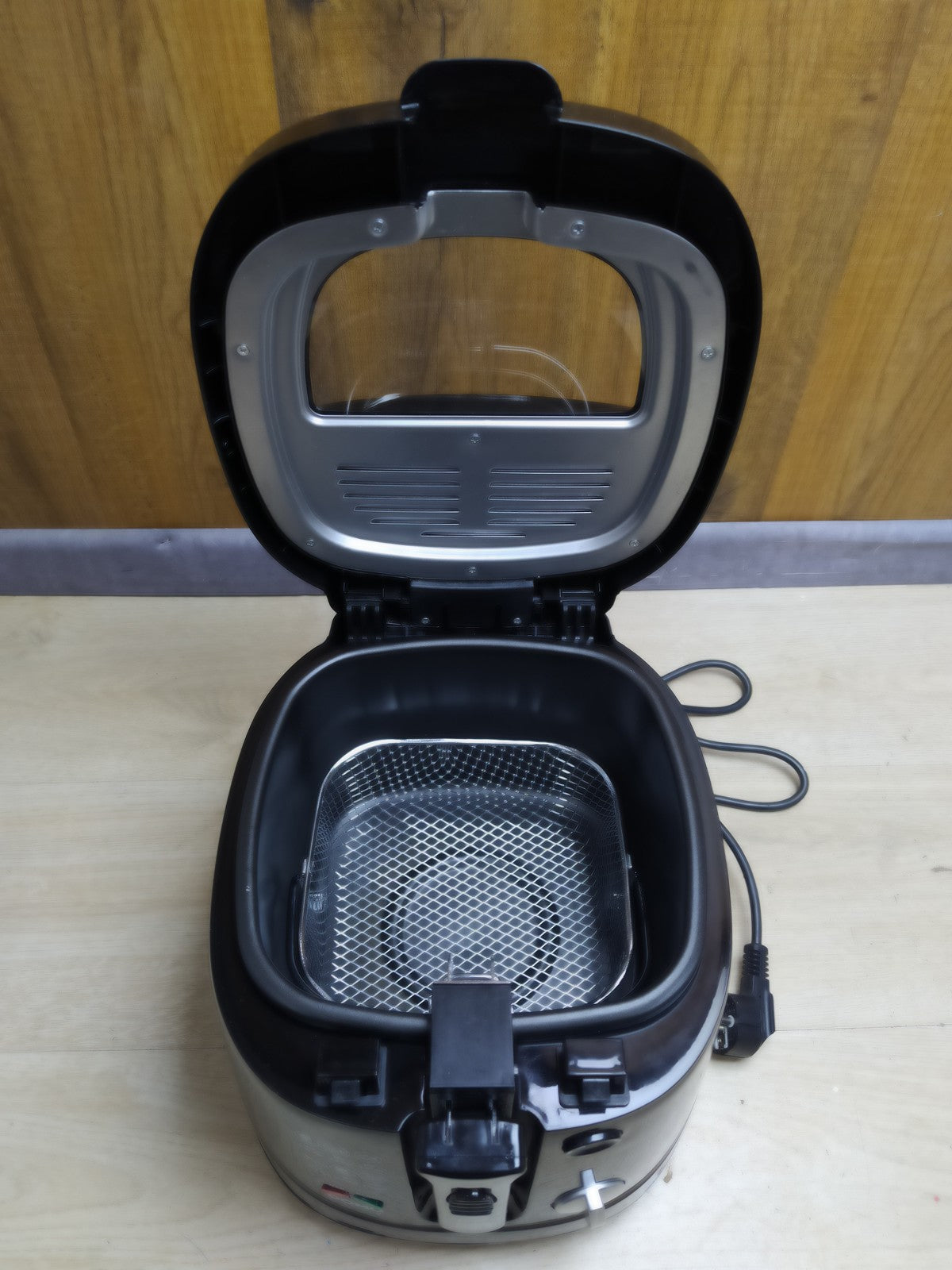 DOMO DO461FR Fritteuse 2,5 L, mit Sichtfenster, 1800 W, I35616