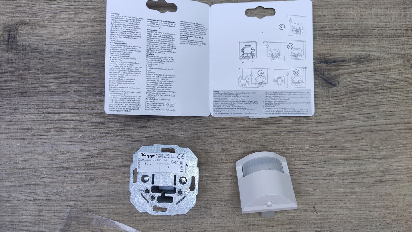 Kopp LED Infrarot-Bewegungsmelder Infra Control, I38875
