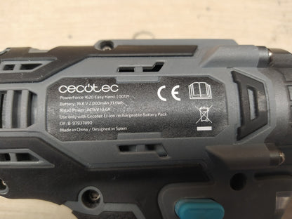 Cecotec Akkuschrauber PowerForce 1620 Easy Hand, mit 2 Akkus 16V 2,0Ah, I37843