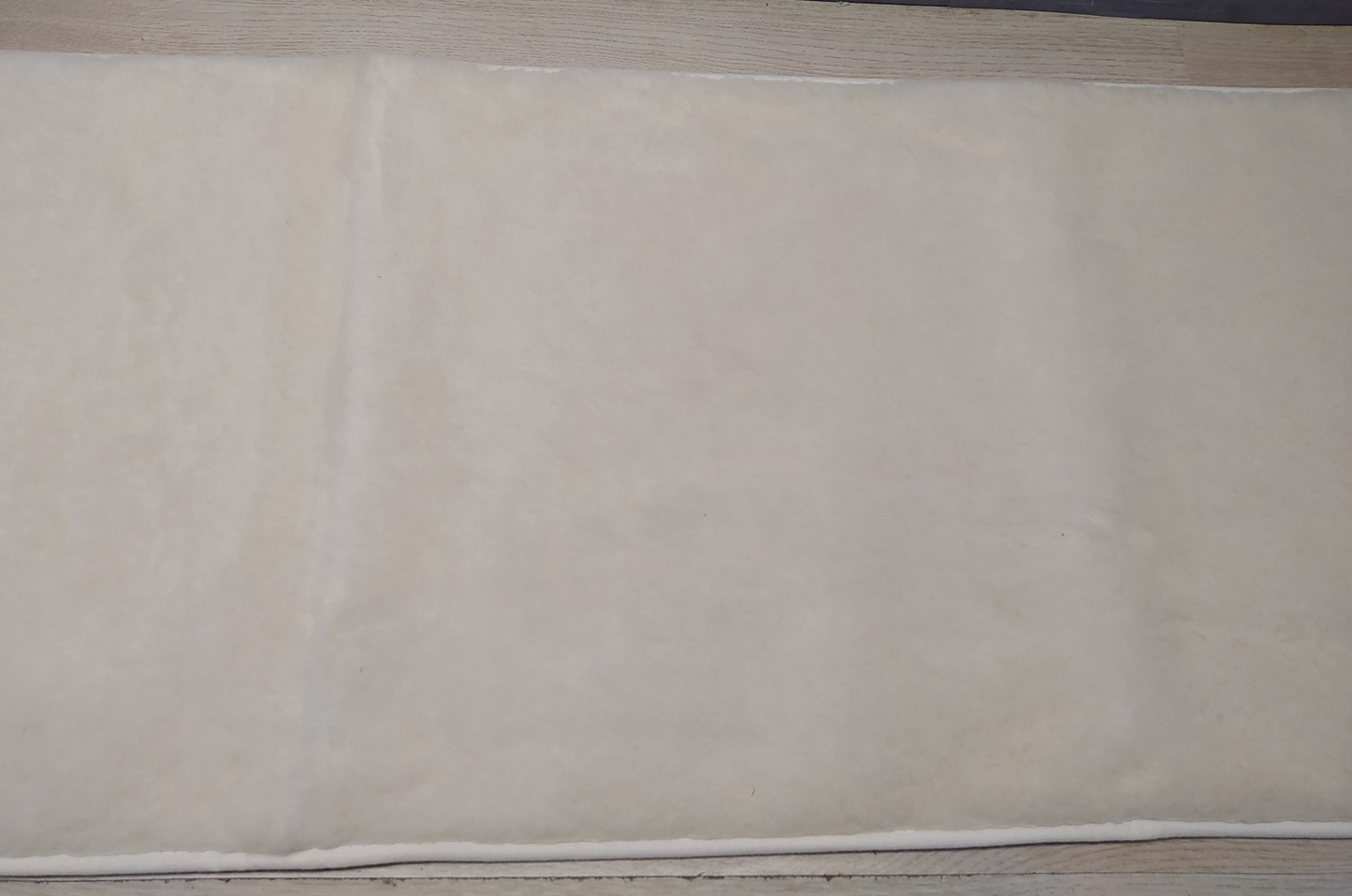 Schurwoll Sessel-/Sofaläufer Natur aus 100% Schurwolle 160 x 50 cm I36630