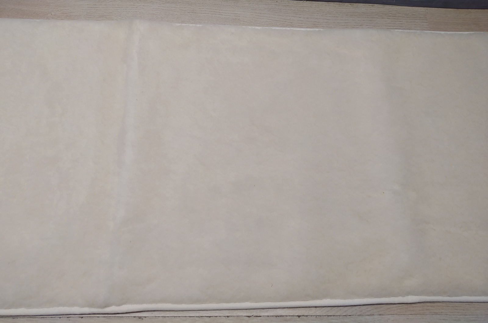 Schurwoll Sessel-/Sofaläufer Natur aus 100% Schurwolle 160 x 50 cm I36630