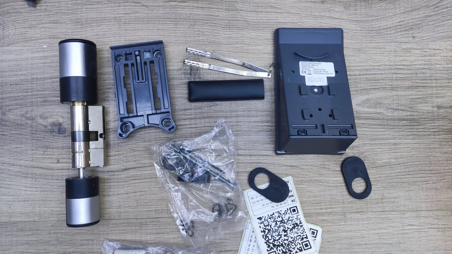 BURG-WÄCHTER Elektronisches Türschloss secuENTRY 5602 Fingerprint I36087