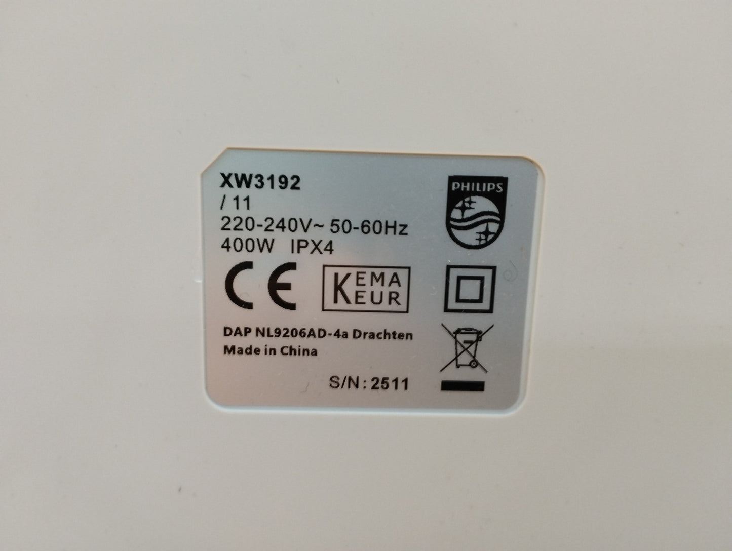 Philips XW3192/11 3000 Series Waschsauger, 400W, I39530