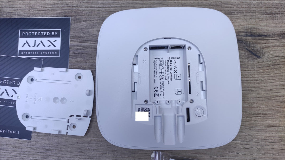 AJAX Hub 2 (2G) Alarmzentrale 38239.40.WH1 drahtlos weiß, I40875