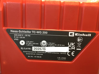 Einhell Nass-Schleifer TC-WG 200 (4418008), 125 W, I37207