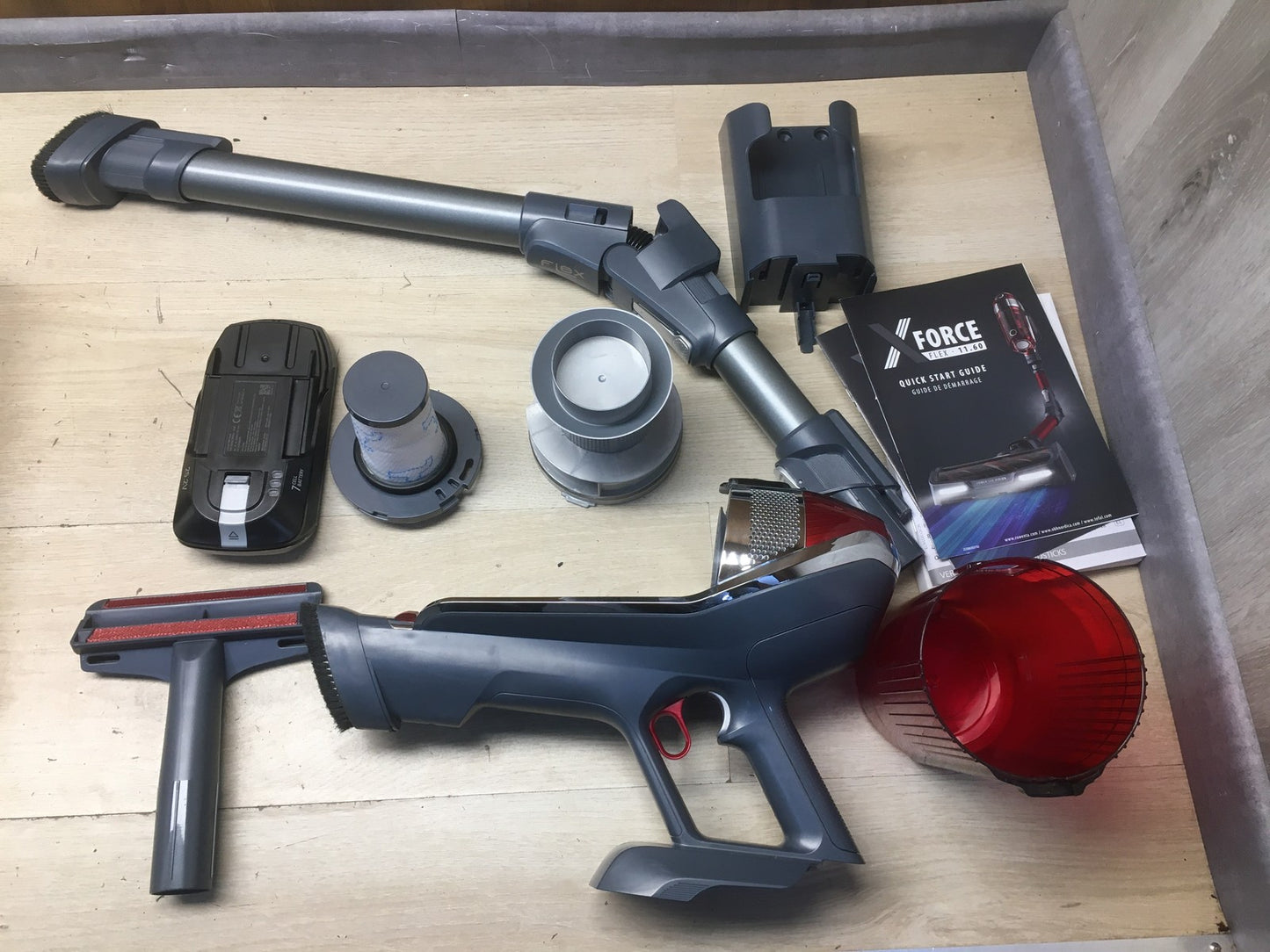 Rowenta X-Force Flex RH9878WO Kabelloser Stabstaubsauger, I36354