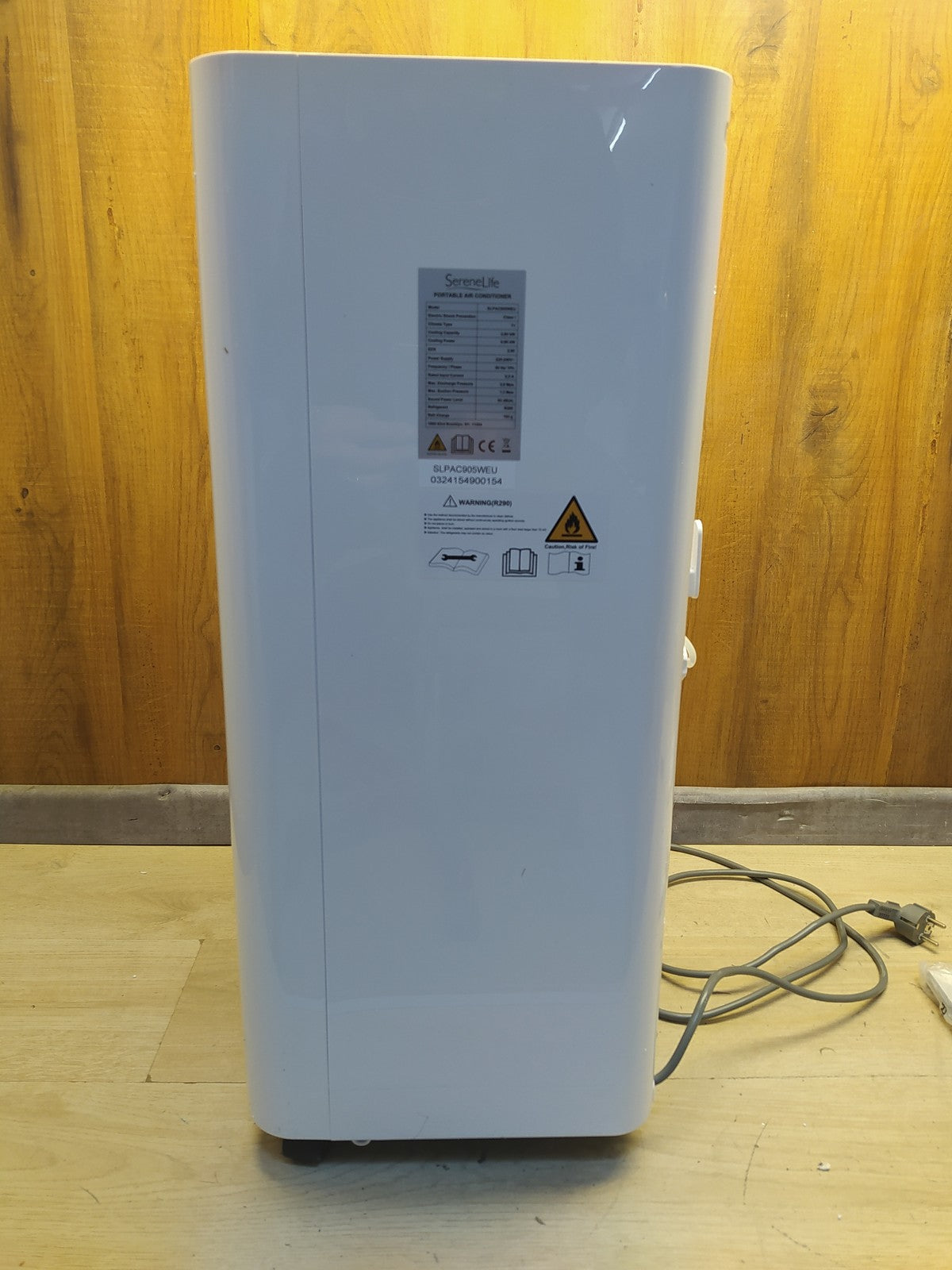 SereneLife SLPAC905WEU Mobile Klimaanlage, 10.000 BTU, EEK:A, I37789