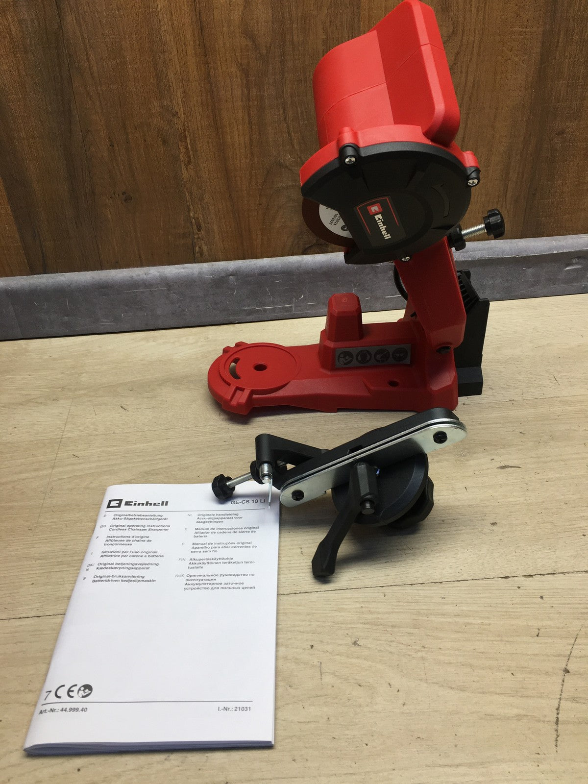 Einhell Akku-Sägekettenschärfgerät GE-CS 18 Li Solo, 18V, I40861