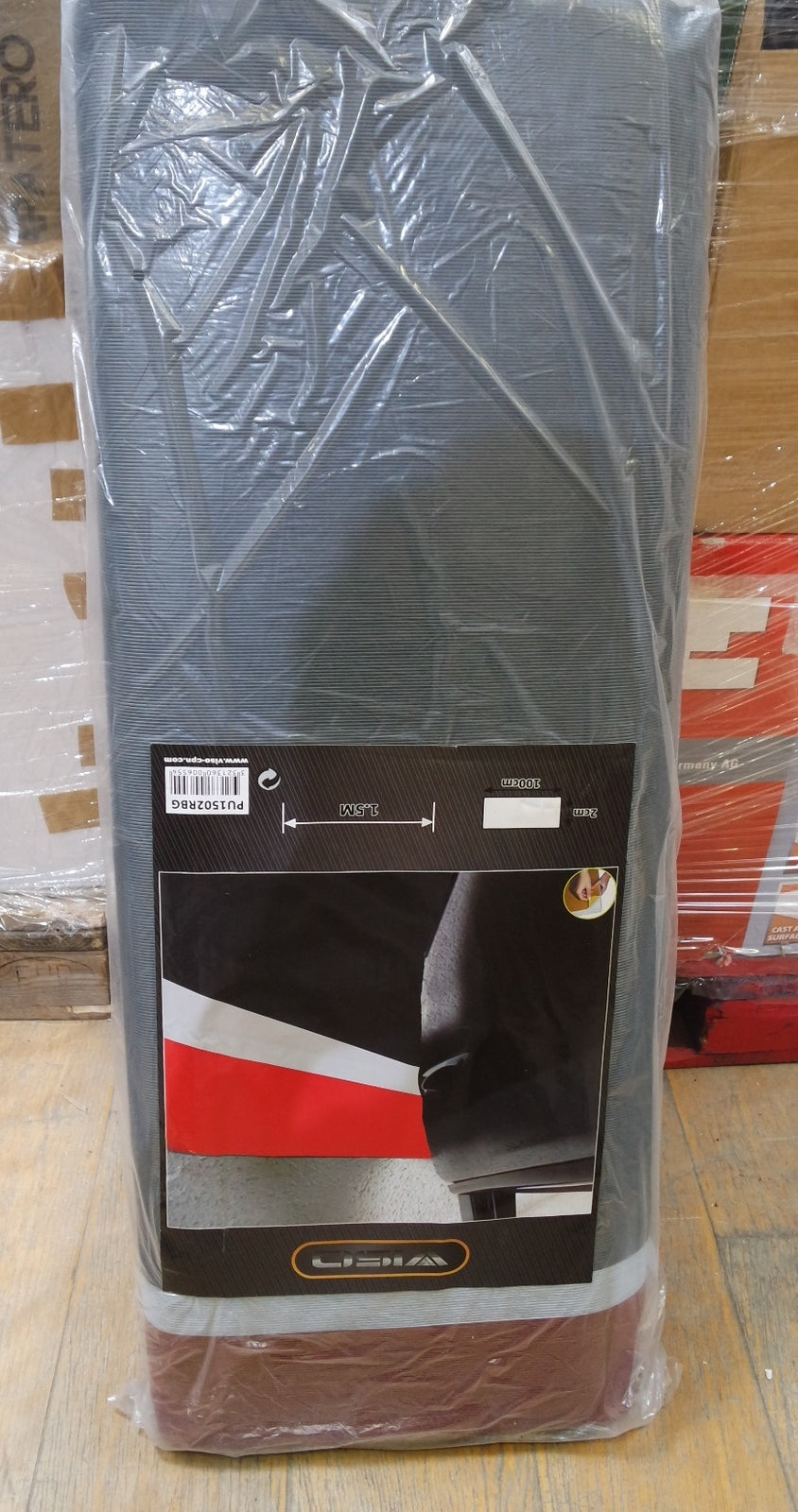 Viso PU1502RBG Schaumstoff 1500 x 1000 x 20 Wand Schutz Bumper Rechnung D15335