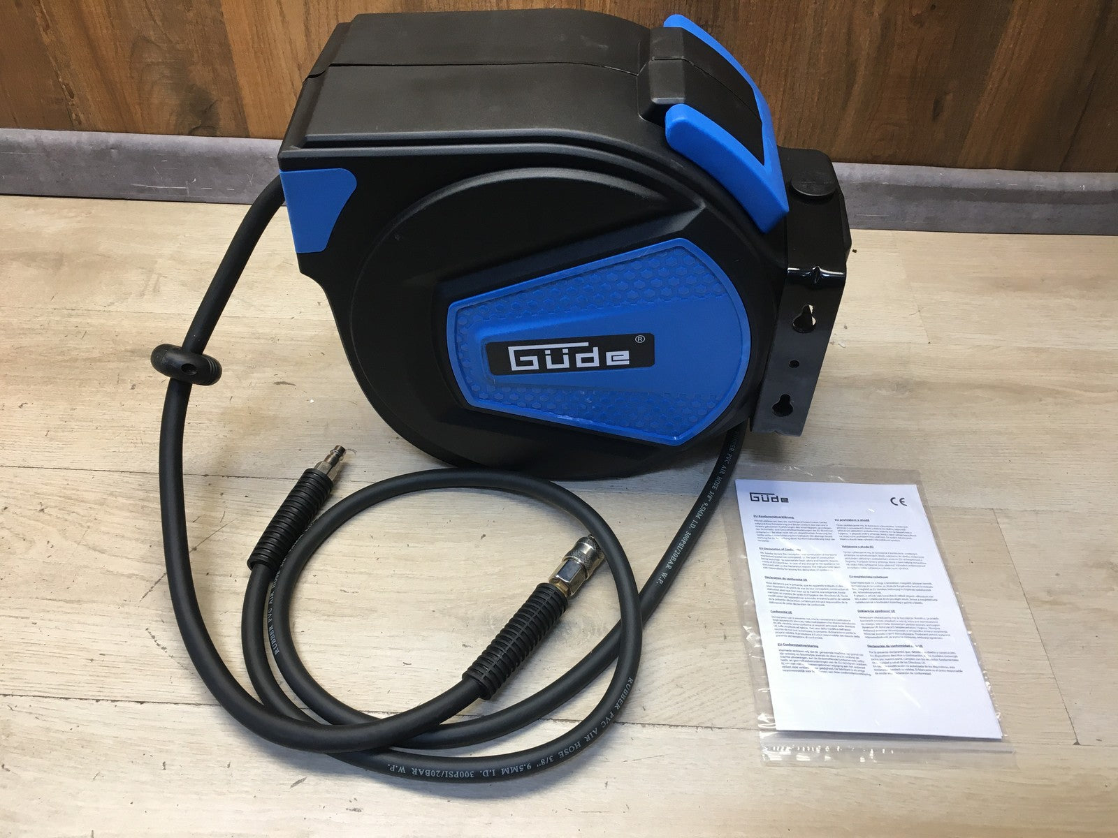 Güde Druckluft-Wandschlauchaufroller 15m (02882), I38223