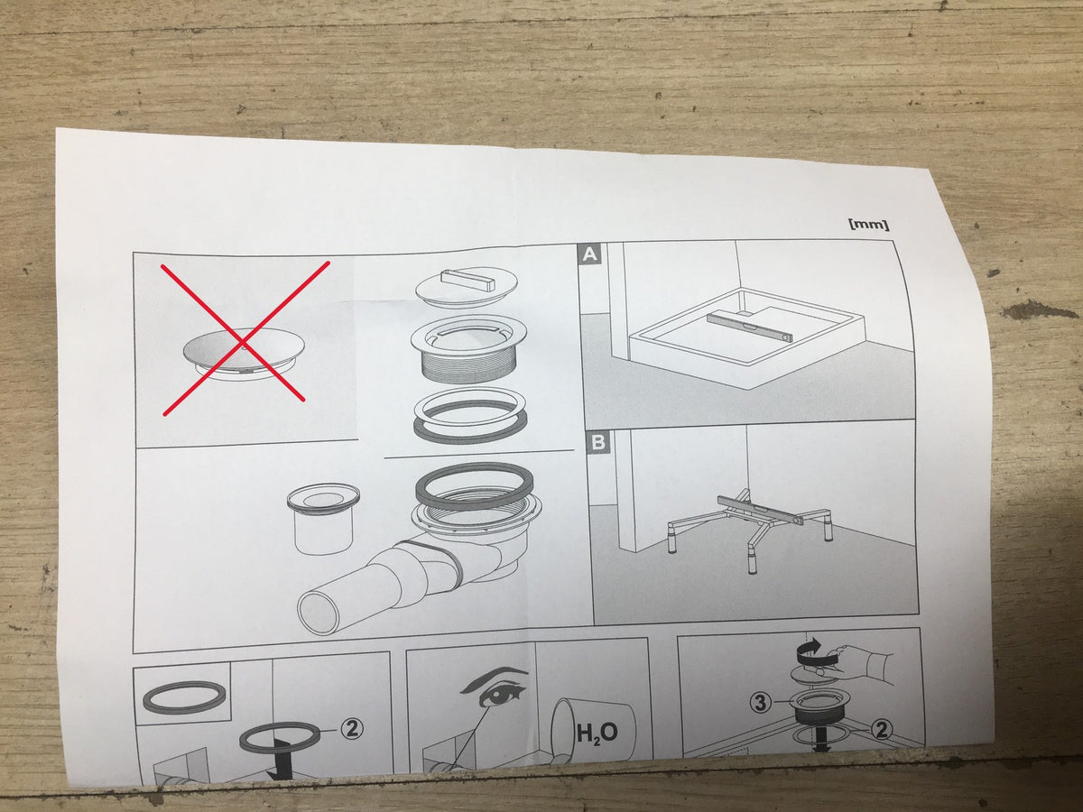 GROHE 49534000 Ablaufgarnitur für Duschwanne, chrom, I41034