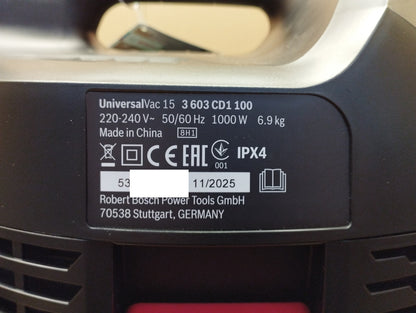 Bosch UniversalVac 15 Nass-/Trockensauger 06033D1100, I40769