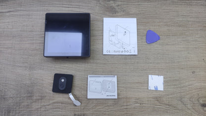 Shelly Wall Display + Blu H&T Sensor Schwarz, I39068