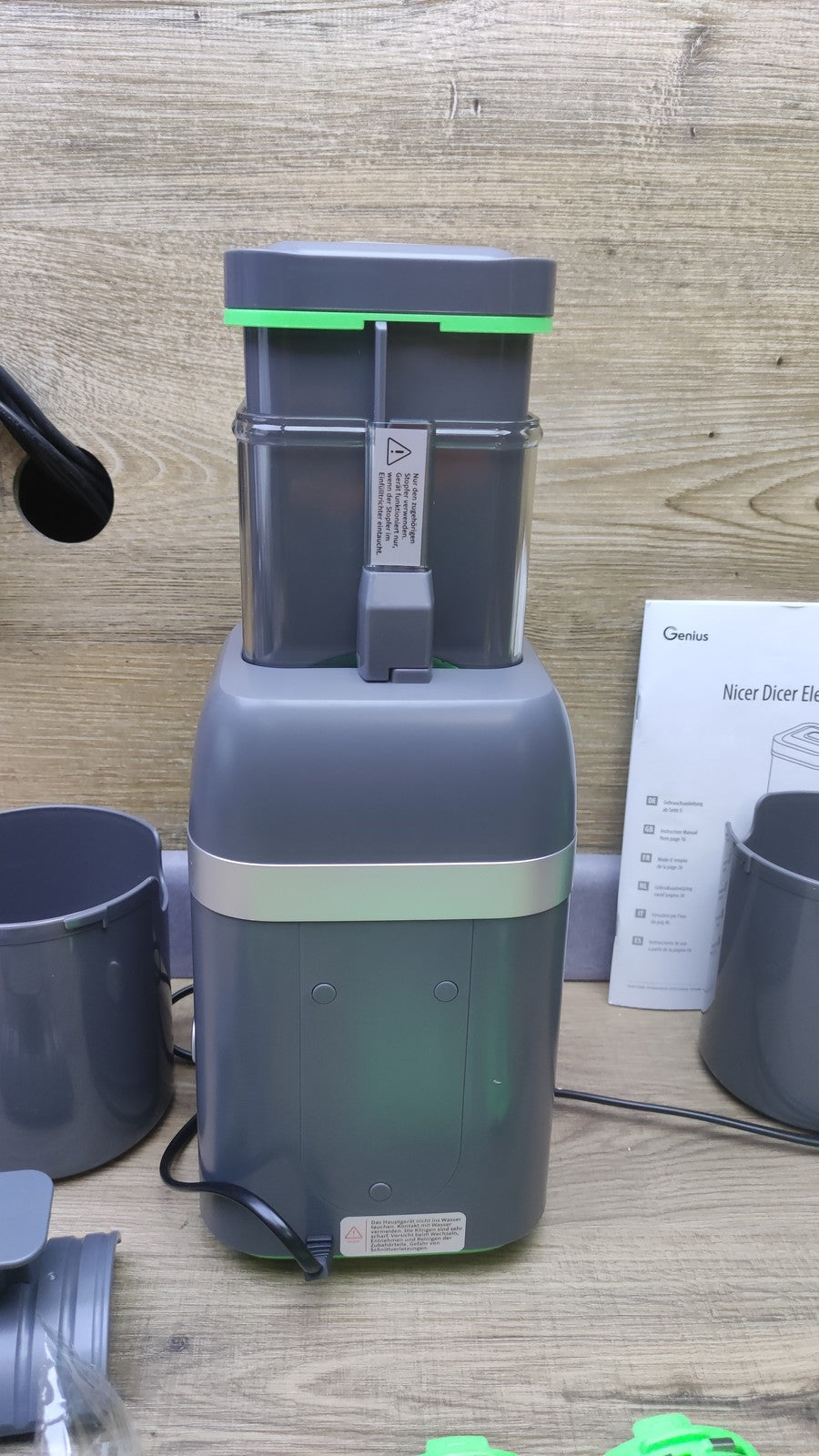 Genius Nicer Dicer ND_E1 Elektro-Gemüseschneider 25 tlg, I39602