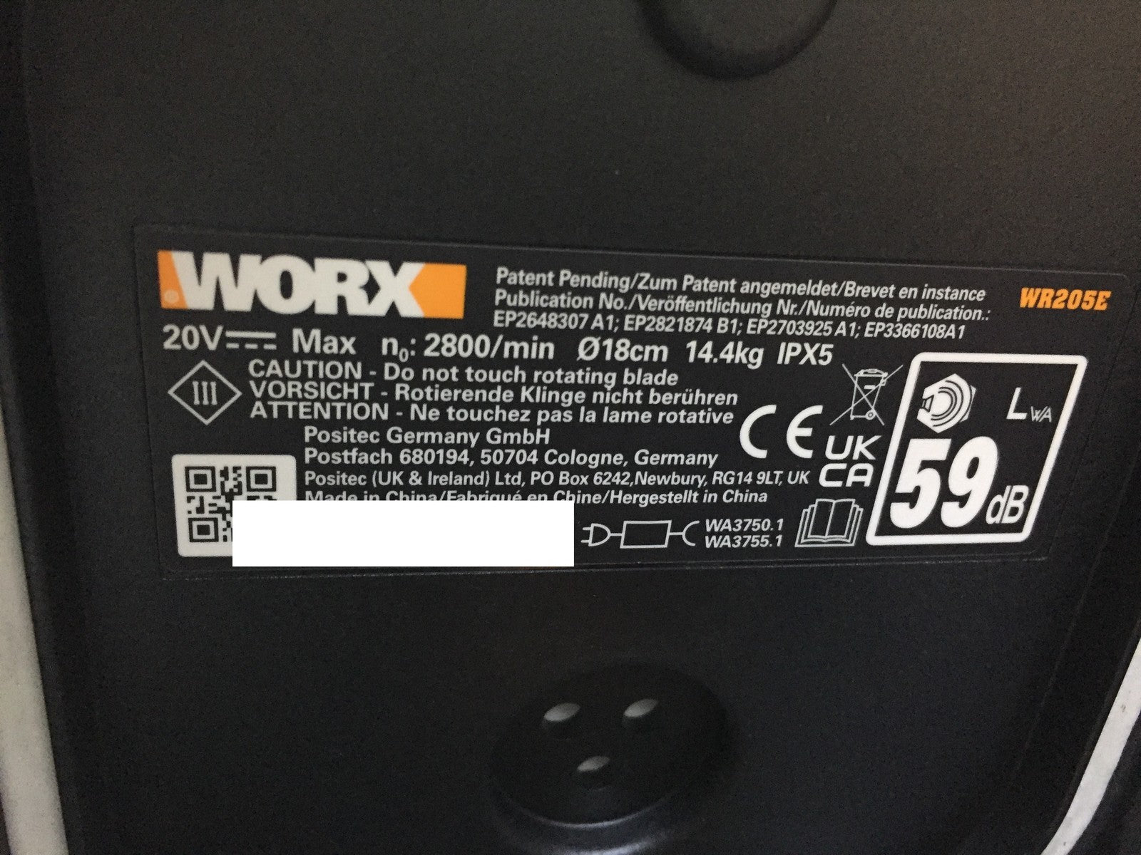 WORX Landroid Vision M550 Mähroboter ohne Begrenzungskabel WR205E, I33988