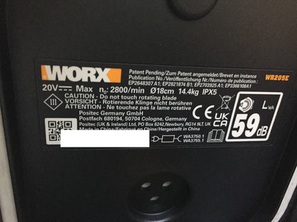 WORX Landroid Vision M550 Mähroboter ohne Begrenzungskabel WR205E, I33988