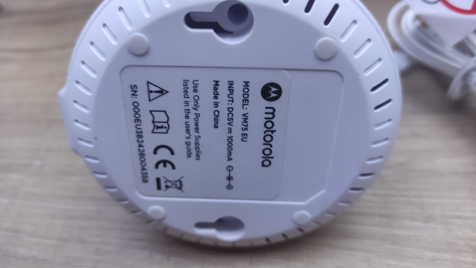Motorola Nursery VM75 Babyphone, 5 Zoll, I38872