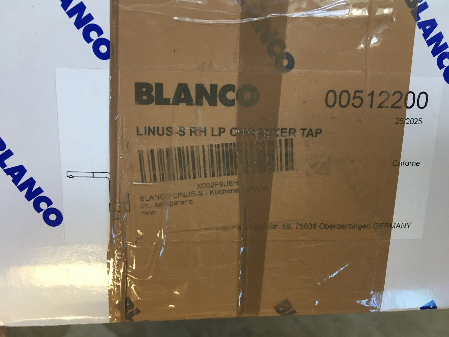 BLANCO LINUS-S Küchenarmatur 512200 Niederdruck, Wasserhahn, I37903