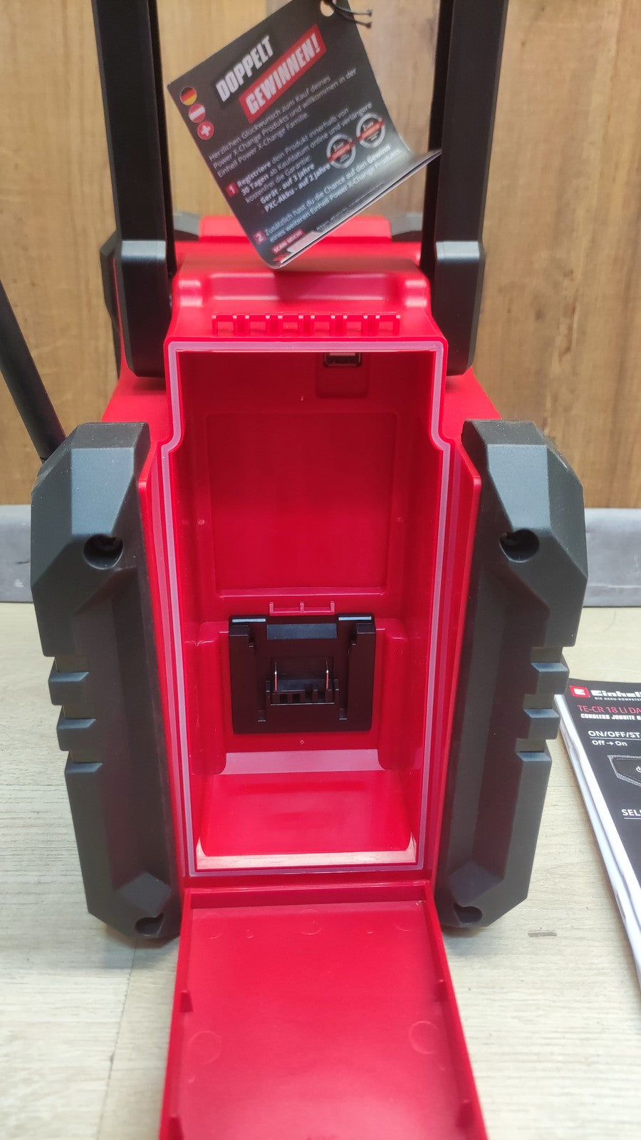 Einhell Akku-Baustellenradio TE-CR 18 Li DAB+/FM/BT Solo (3407995), 18 V, I38164