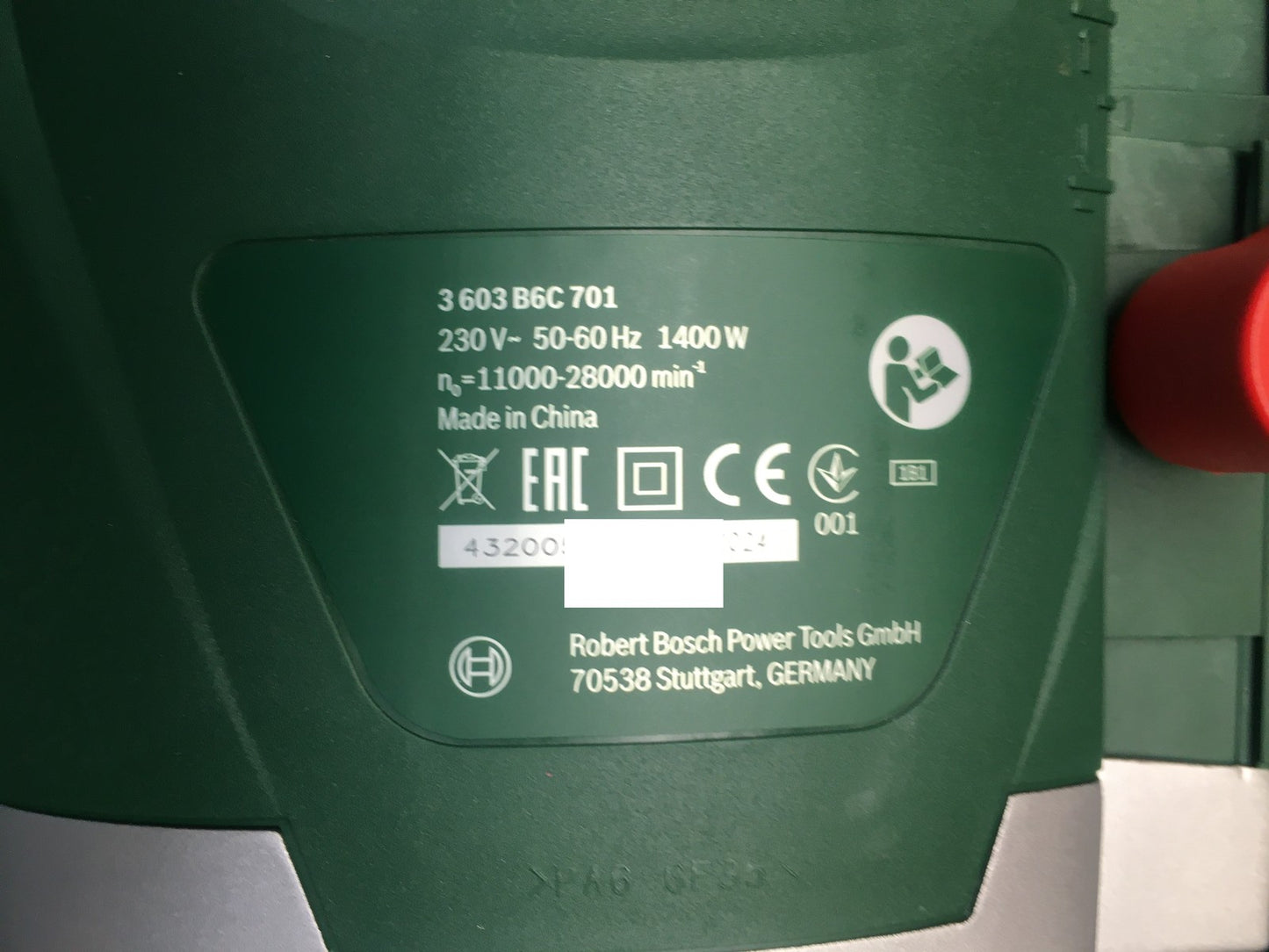 Bosch DIY POF 1400 ACE Elektro-Oberfräse, I40051