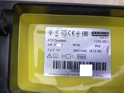 Kärcher FC 3 Cordless Akku-Hartbodenreiniger (1.055-300.0), I29346
