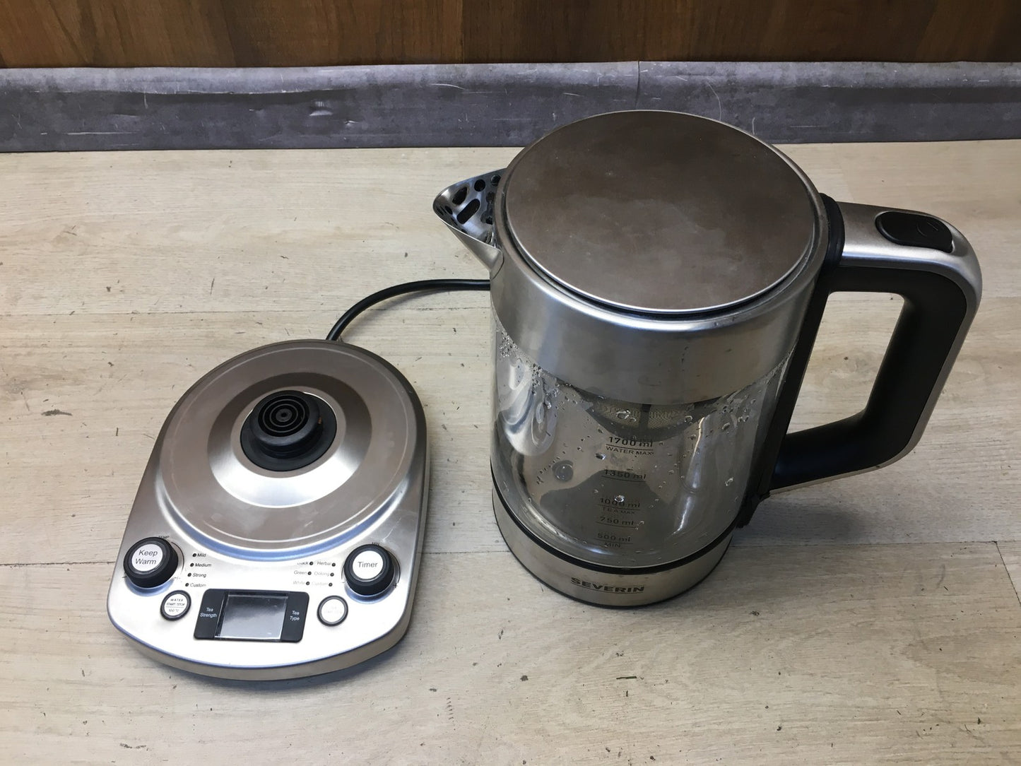 SEVERIN WK 3422 Wasserkocher mit Temperatureinstellung, I38802