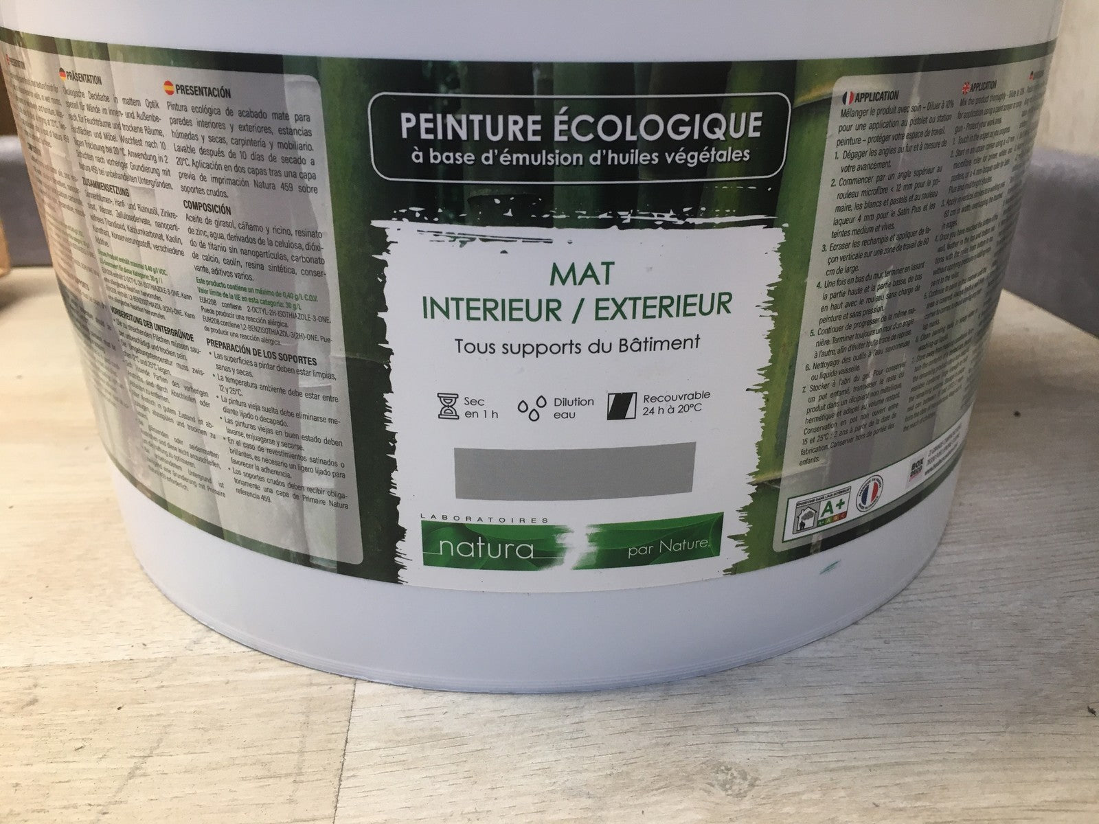 BOX DECO COULEURS Naturfarbe für Innen- und Außenbereich braun matt, 10L, I37367