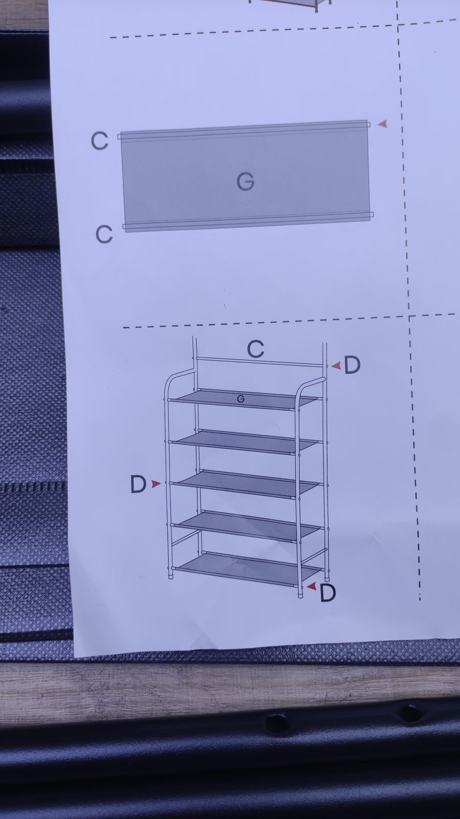 NK ho350096 Kleiderständer mit Schuhschrank